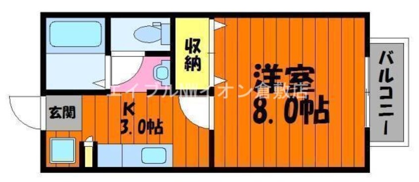 間取図 えとあタウン　A棟