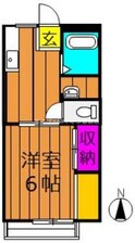 アンダンテ福井　Bの間取図