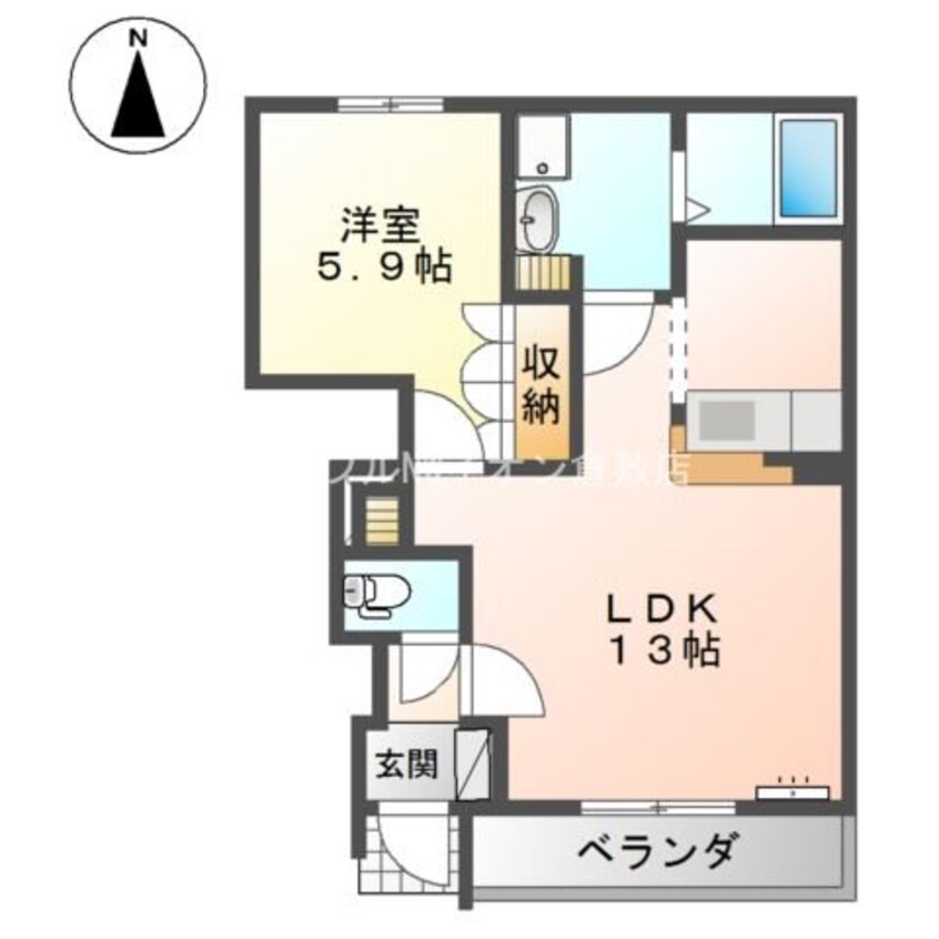 間取図 アズーリ