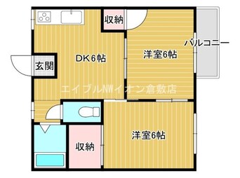 間取図 清音セントラルハイツ