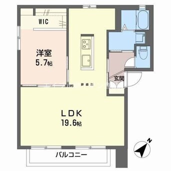 間取図 バリュージュ梶谷　D棟