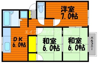 間取図 サンコーポときわ