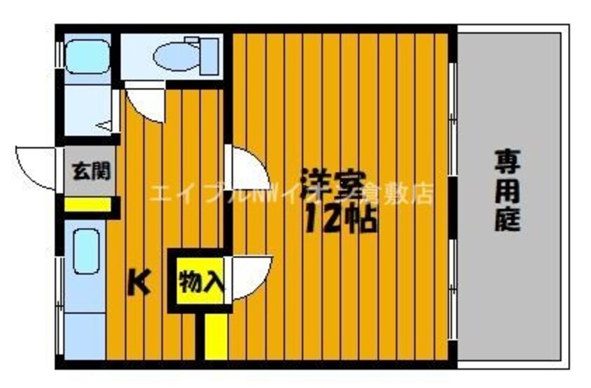 間取図 コーポ親和