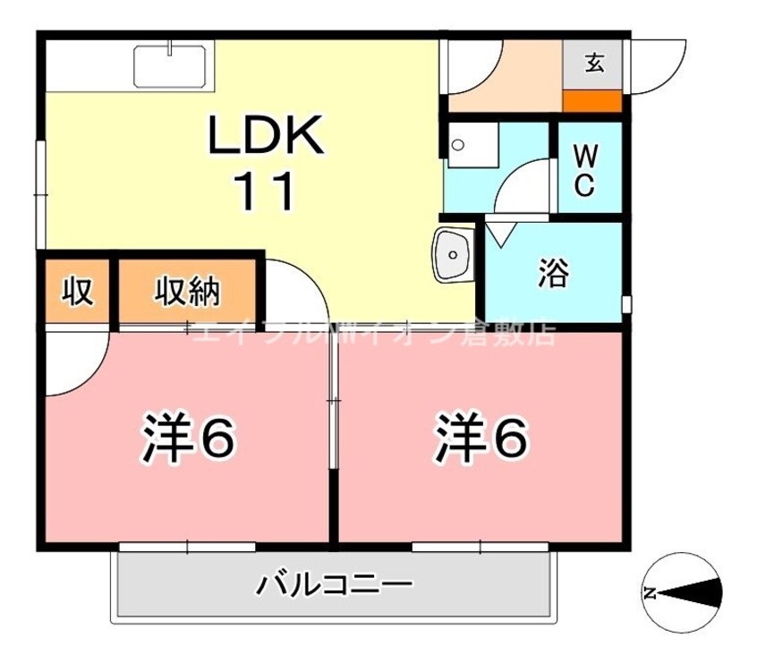 間取図 びら浅野