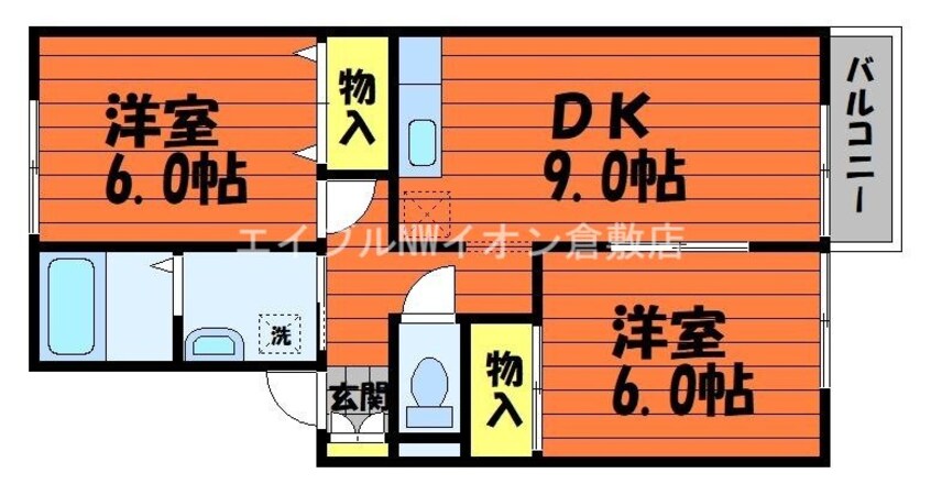 間取図 メゾンシャルマン