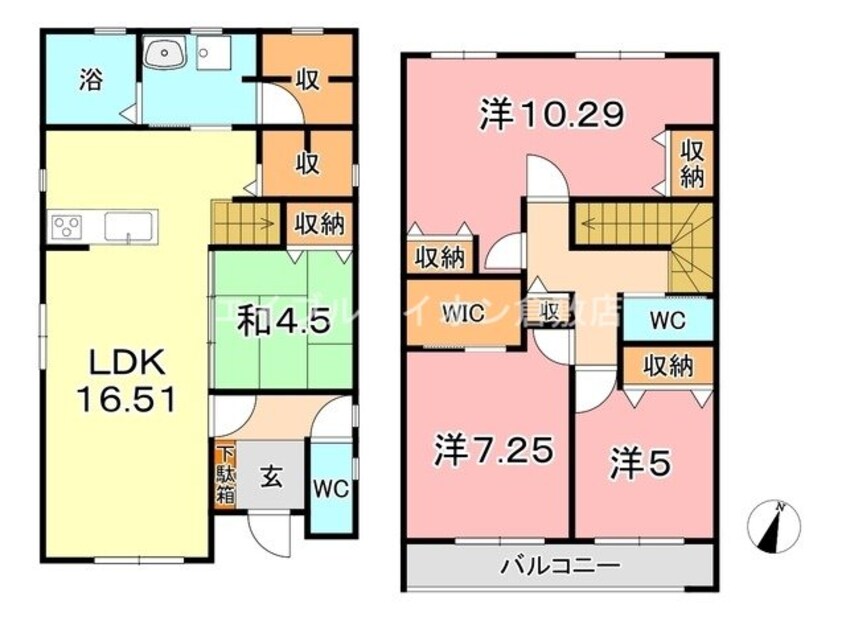 間取図 中庄O様戸建