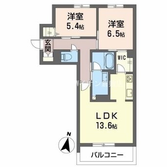 間取図 シャーメゾンＣＯＬＺＡ