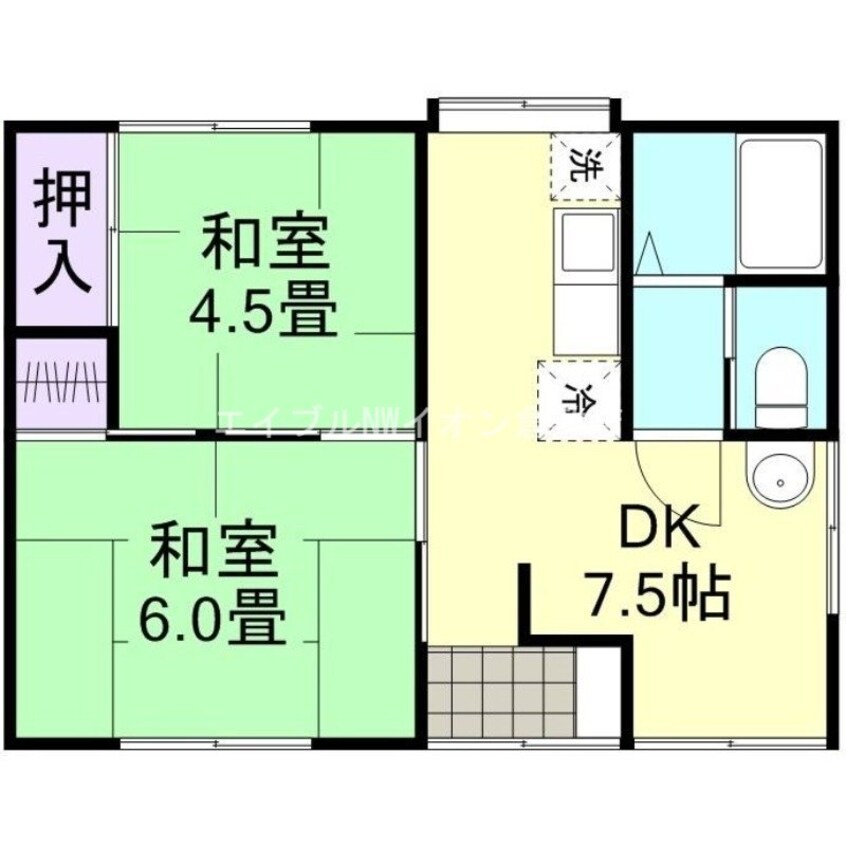 間取図 三谷原アパート