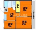 旭コーポ　A棟の間取図