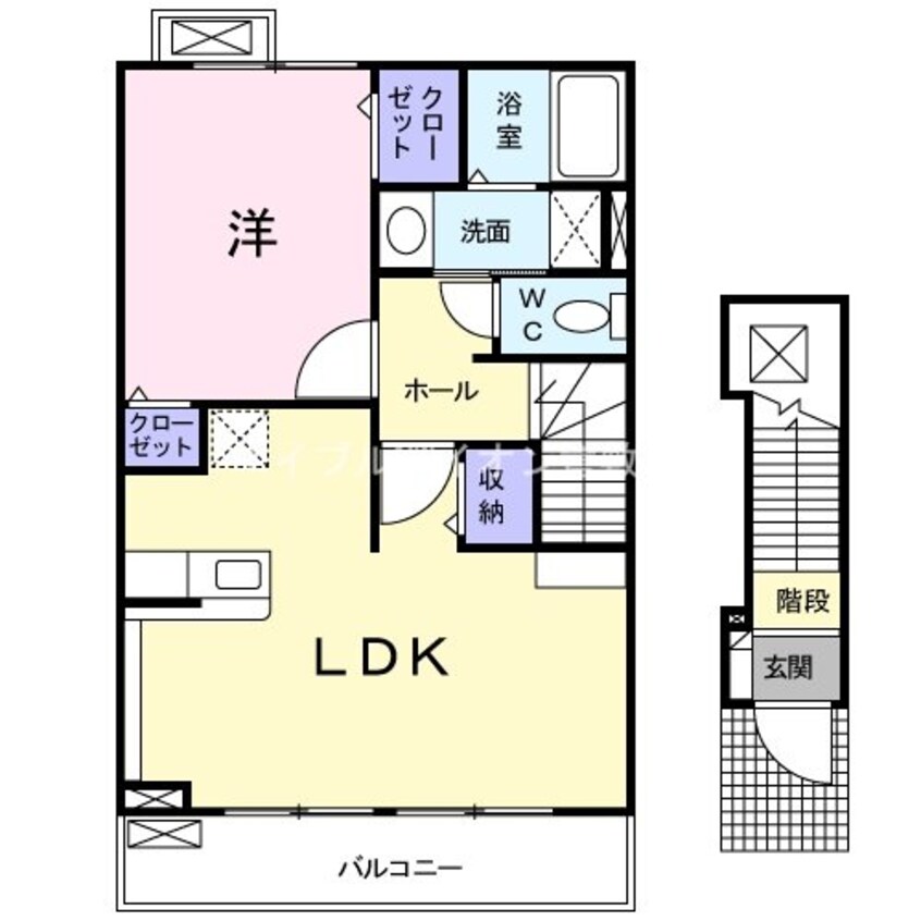 間取図 ベル・アンジュ　Ｉ