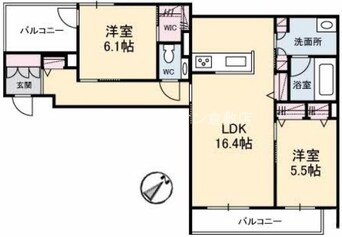 間取図 フィル（シャーメゾン・ホテルライク仕様）