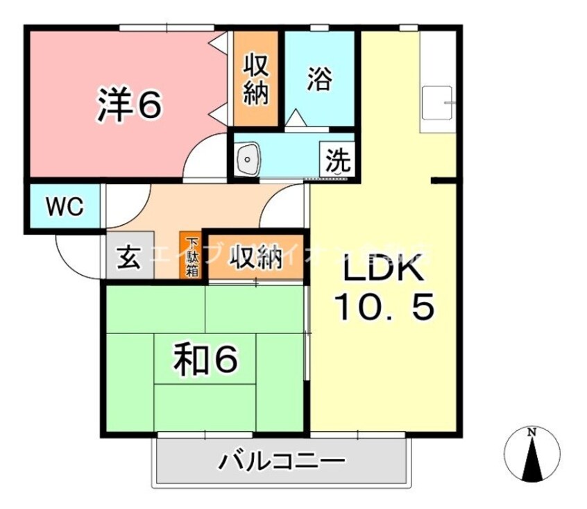 間取図 メゾン　ド　ファミーユ