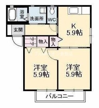 間取図 ノースヴェレッジⅣ　C棟