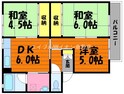 ハーベスト川入の間取図