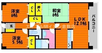 間取図 アルファステイツ老松町弐番館