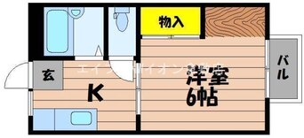 間取図 コーポ吉備路　A棟