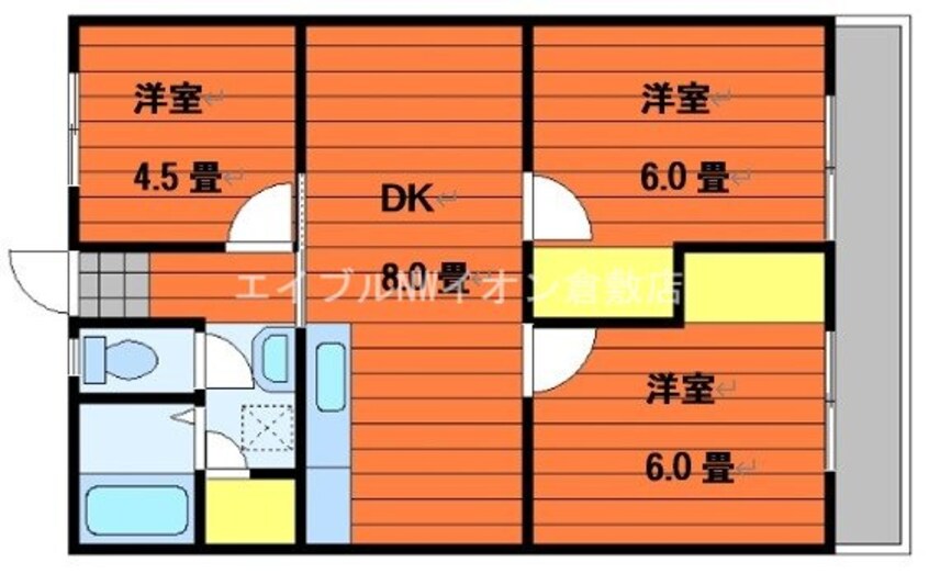 間取図 大建アーバンハイツ