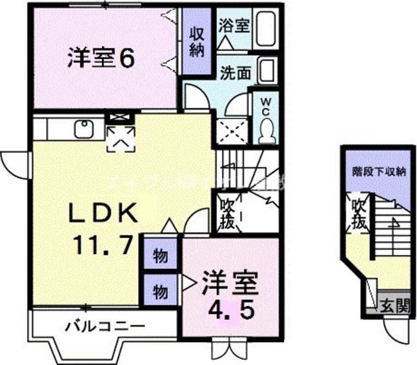 間取図 ツインシャトーＡ