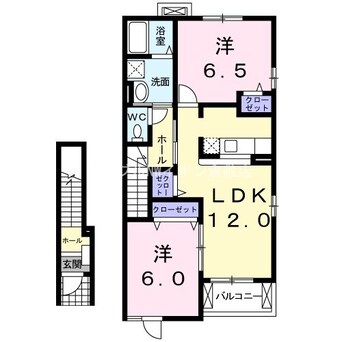 間取図 コモドカーサⅡ　Ａ