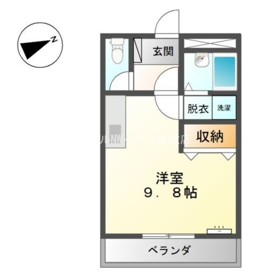 間取図 ライフシティ林