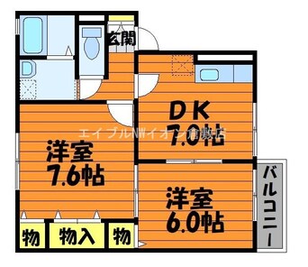 間取図 ドミールユー　Ｂ棟