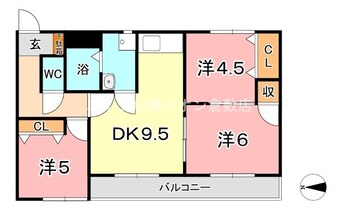 間取図 デューク白楽町Ⅰ