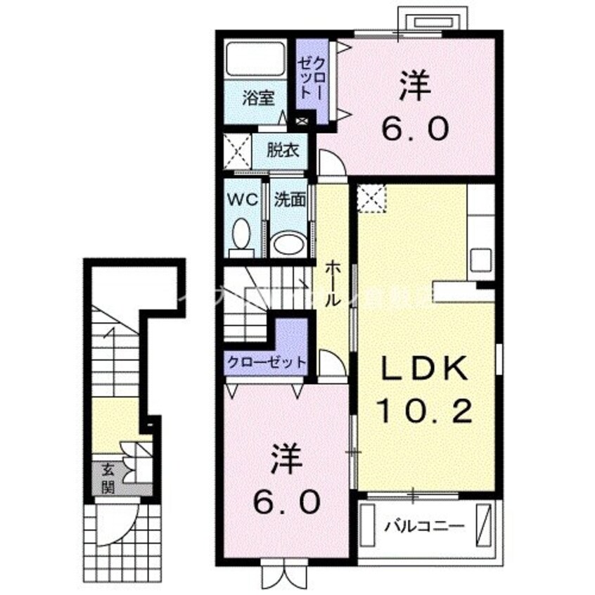 間取図 サニーコート　Ⅱ