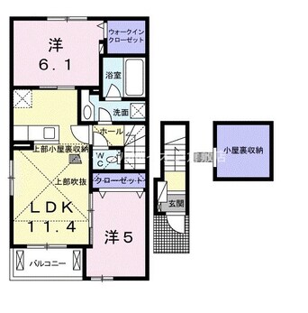 間取図 アルモニー倉敷Ⅲ