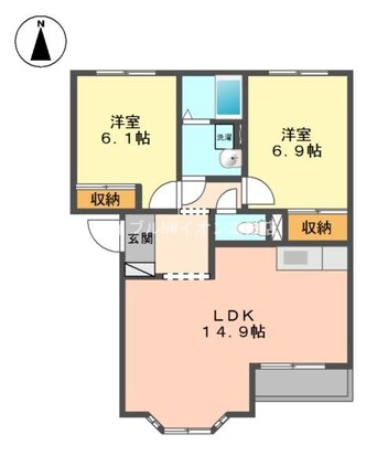 間取図 ヴァンヤードＢ