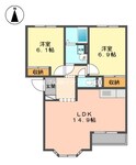 ヴァンヤードＢの間取図