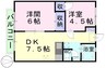 パナハイツ総社１ 2DKの間取り