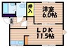 ぷちはうす 1LDKの間取り