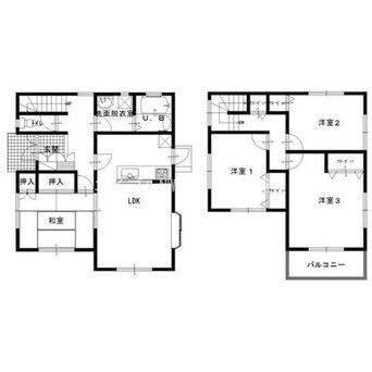 間取図 玉島勇崎・寺澤邸