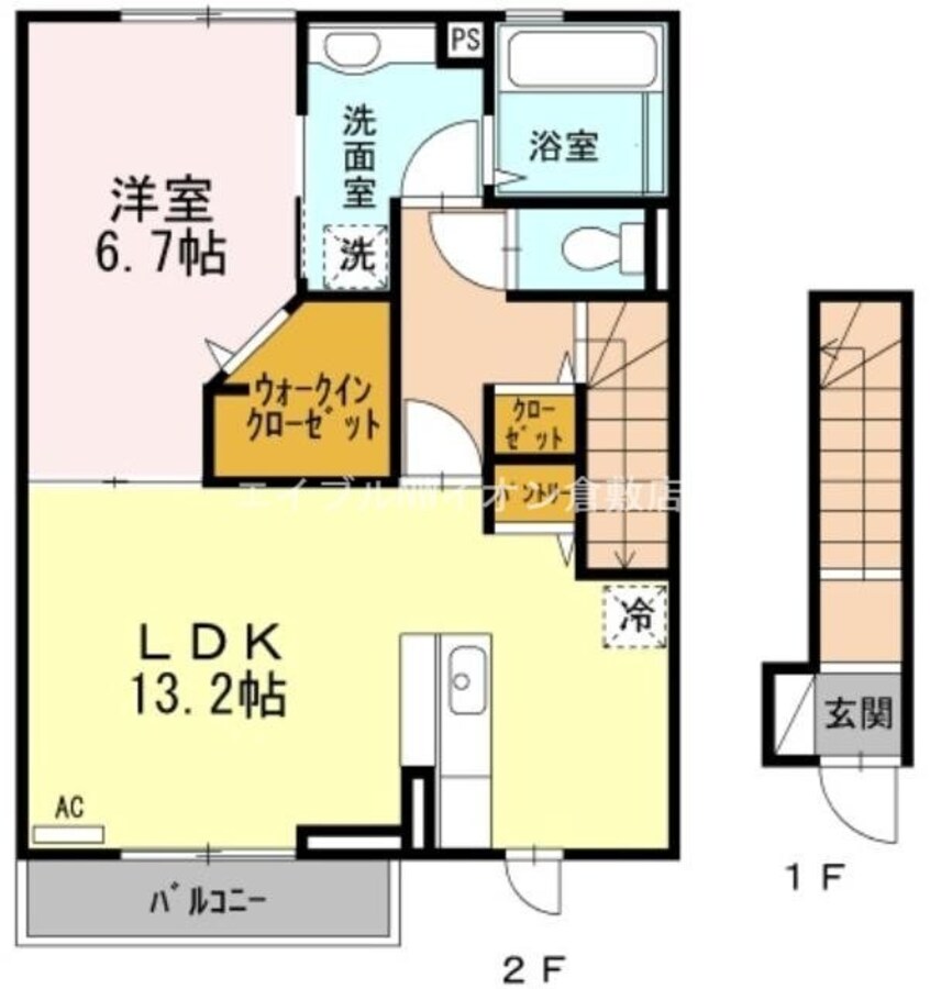 間取図 ウィングパレス明神