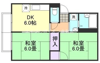 間取図 プレジール富井　A棟