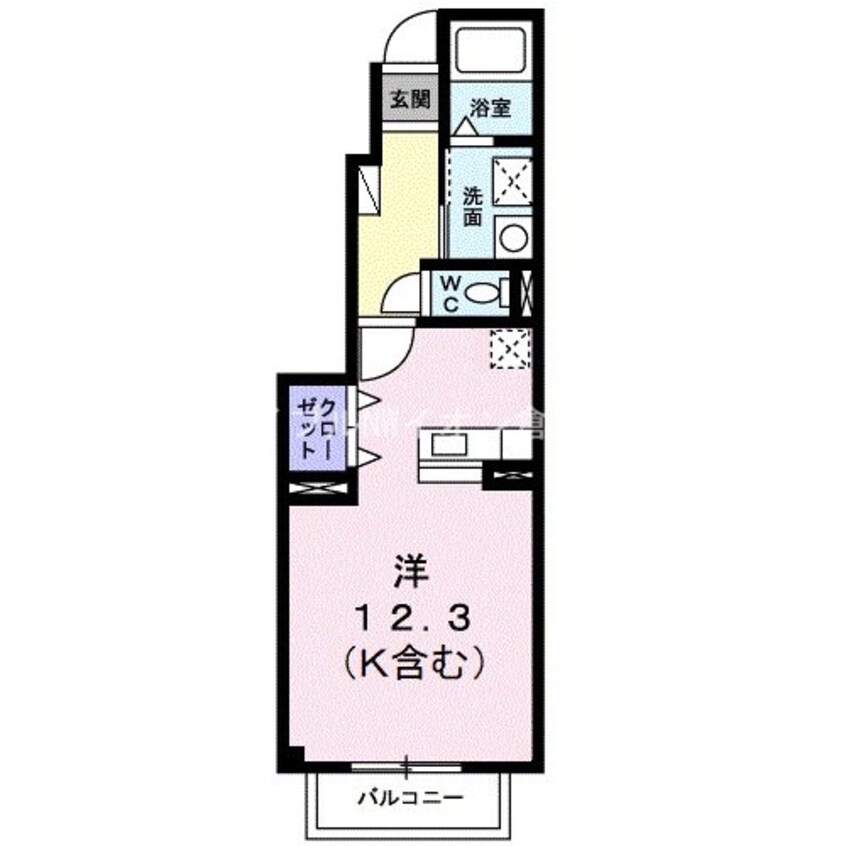 間取図 エスポワールＡ