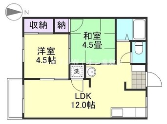 間取図 ファミールへんみ　A棟