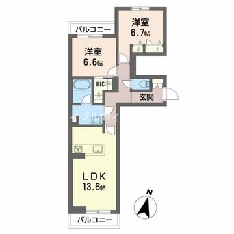 間取図 ニンナ・ナンナＣ棟（ホテルライク・ＢＥＬＳ認証・ＺＥＨ）