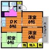 サンコーポ小野　C棟 3DKの間取り