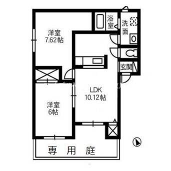 間取図 フルール上成A棟