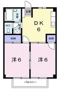 シティハイツ福井の間取図