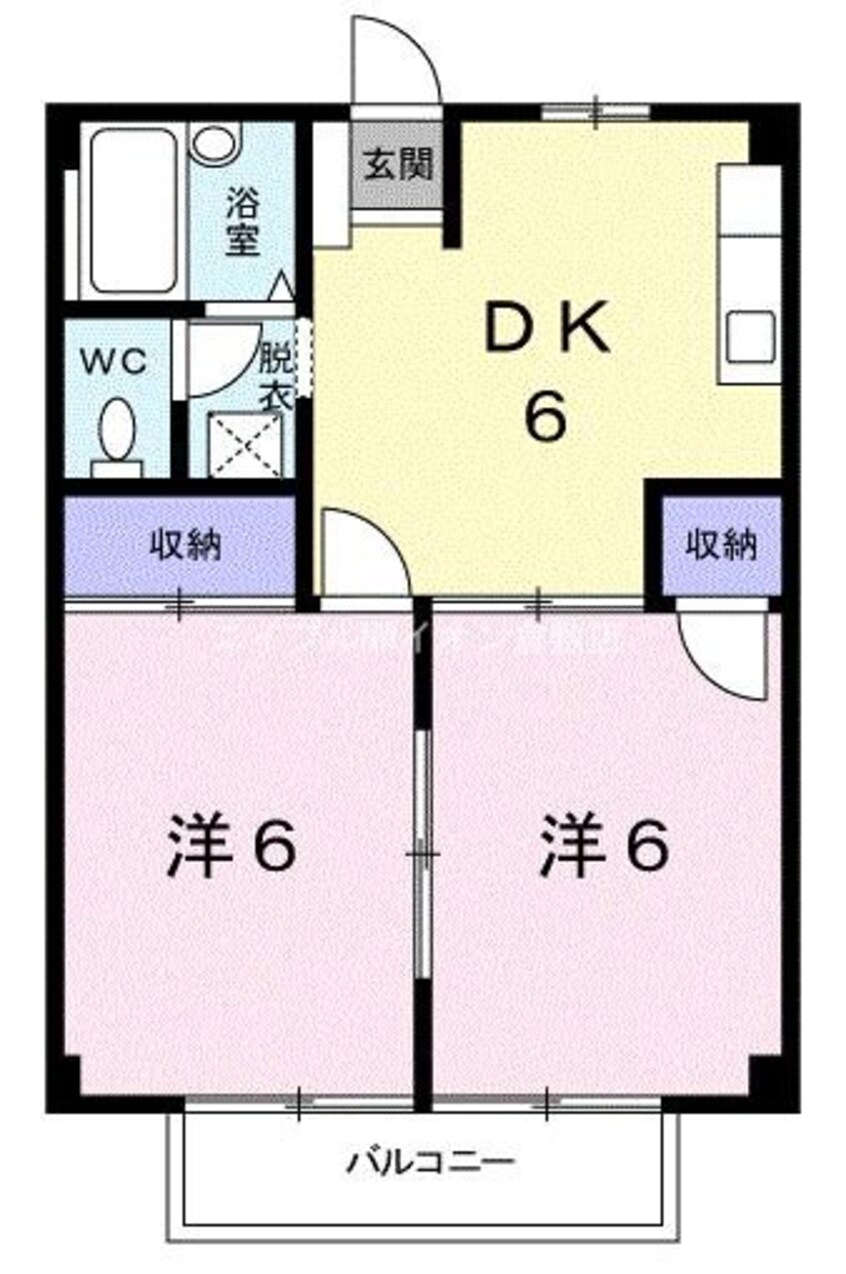 間取図 シティハイツ福井