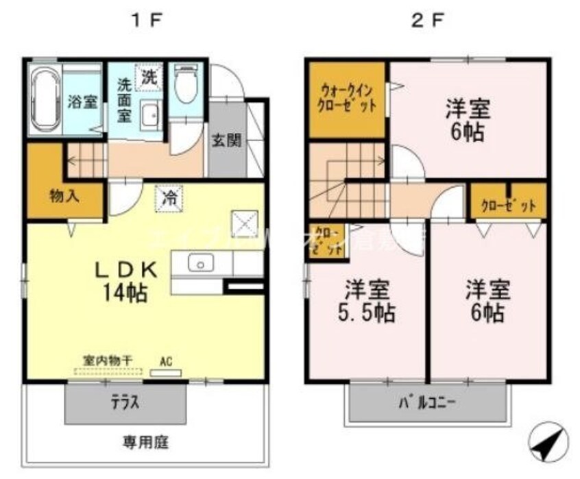 間取図 セレッソコート　Ｂ棟