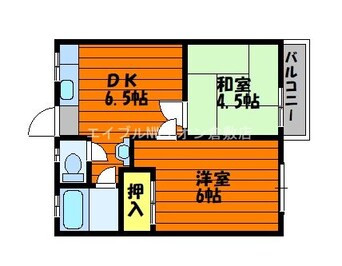 間取図 ハイツ藤原