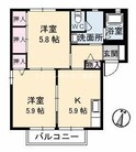 サリーレ太陽Ⅱ　Ｃ棟の間取図