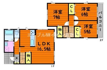 間取図 ボワ・ラヴィーヌ