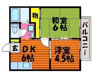 間取図 ダックハウス中島　Ｂ棟