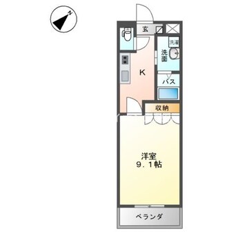 間取図 コーポＪＩＮ