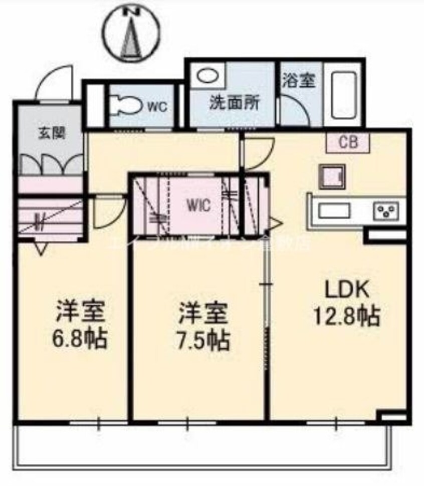 間取図 スカイＭ・Ａ