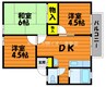 永瀬ＡＰ 3DKの間取り